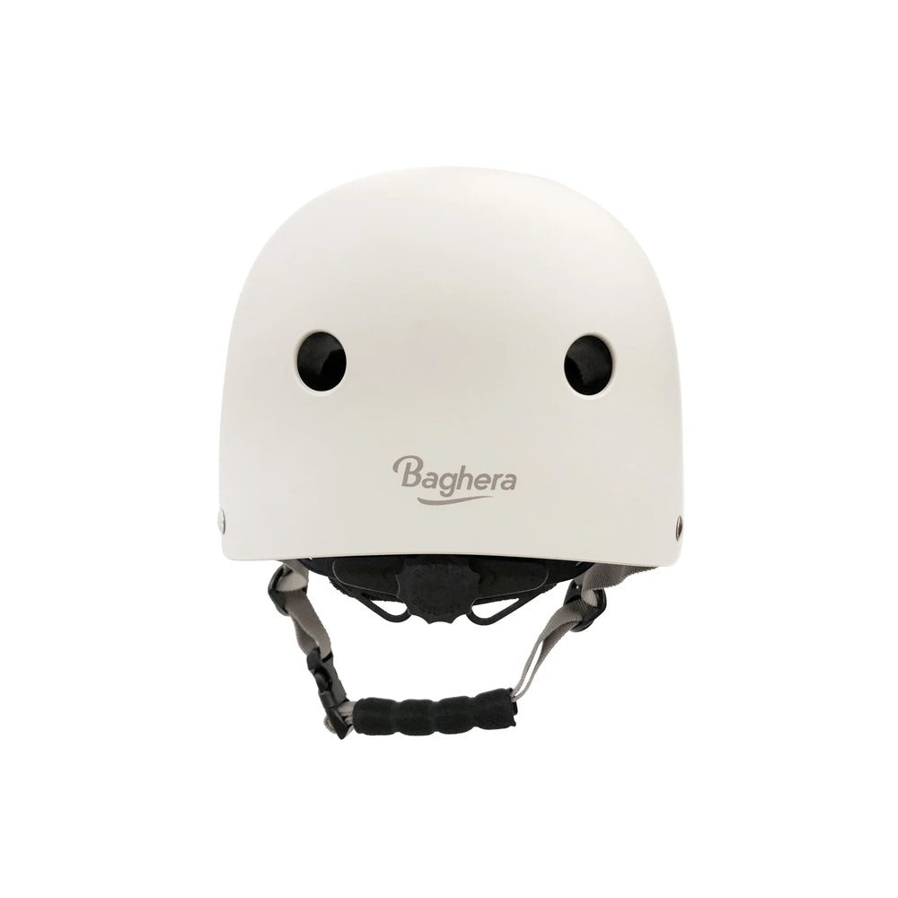 Baghera Bicycle Balance Bike Ivory White with Helmet