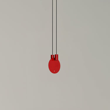 Santa and Cole Bijou pendant light in glossy pure red finish