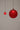 Minimalist glossy pure red pendant fixture made in Spain