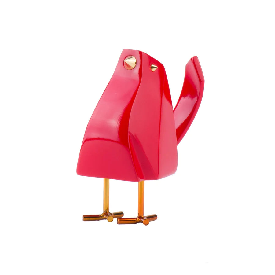 Finesse Decor Red Bird Sculpture 1