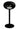 Contemporary design of the Dome Black Ground Steel High Fireplace by Le Feu