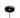 Front view of Dome Black Ground Steel Low Fireplace by Le Feu