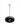 Modern black bioethanol fireplace Le Feu Dome Black Sky