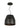 Dramatic lighting with the Bling Large Dark Bronze LED Pendant Light over a modern living room seating area. 