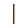 Bloccare 24 LED vanity light in Nightshade Black with crystal diffuser and warm lighting