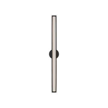 Visual Comfort Bloccare 24 bathroom vanity light in Nightshade Black finish