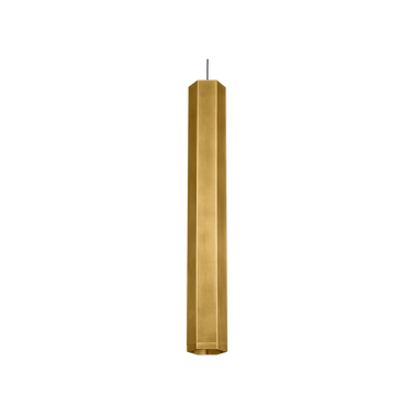 Blok Large LED pendant light with slim Art Deco-inspired design