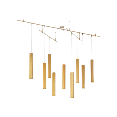 Luxury LED chandelier for contemporary living room interiors