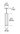 Line drawing of Blok Small Pendant Light by Visual Comfort with modern Art Deco silhouette and slim metal design