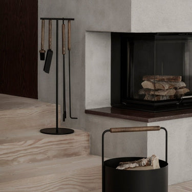 Ashi Fireplace Tool Set 5 Piece Blomus 66154