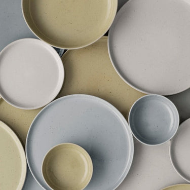 Ceramic Stoneware Snack Plates Set Of 4 Sablo Blomus 64315 4