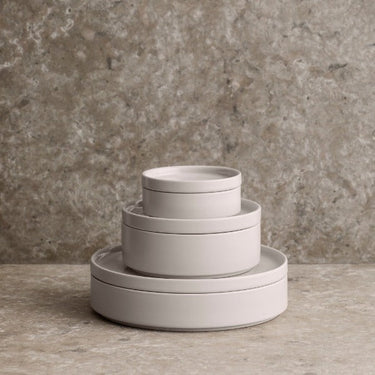Pilar Stoneware Plates Set Of 4 Blomus 63695 4