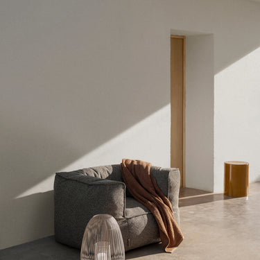 RIVA sauna towel styled with blomus TORU | RIVA by blomus