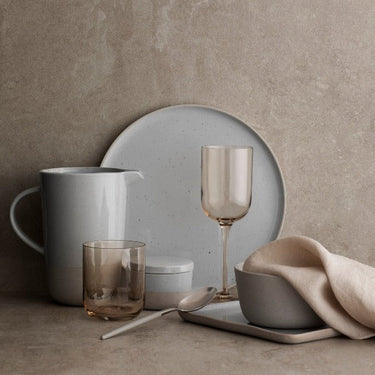 Ceramic Stoneware Thermo Mug Set Of 2 Sablo Blomus 64159