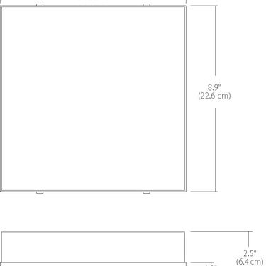 BlackJack Lighting Blox Ceiling Light