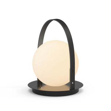 Bola Lantern Portable LED Lamp with Leather Handle by Pablo Designs