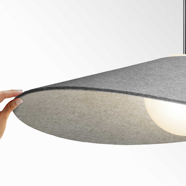 Bola Felt LED Pendant Light with Acoustic Wool Shade by Pablo Designs - image 6