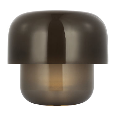 Artisanal Glass Bolete Accent Lamp - Contemporary Design for Side Tables