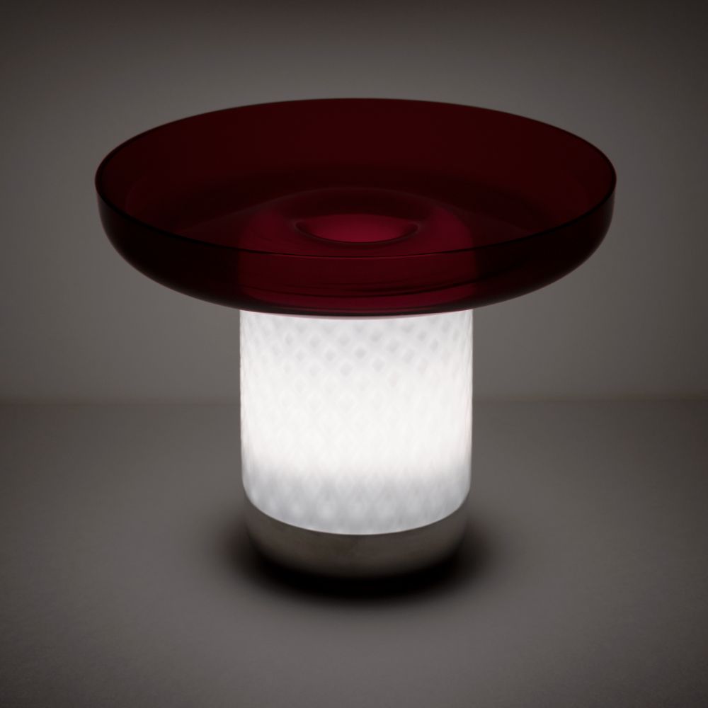 Bontà Portable | Artemide Table Lamp Maroon