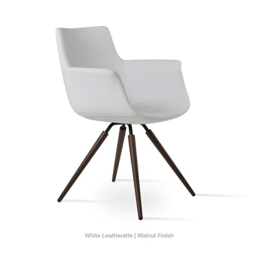 Bottega Carrot Swivel Chair Leather by SohoConcept - New
