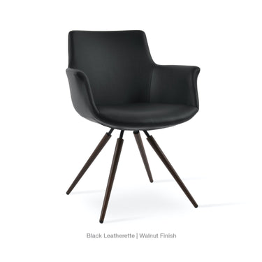 Bottega Carrot Swivel Chair Leather by SohoConcept - New
