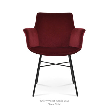 Bottega Cross Armchair Fabric by SohoConcept - New