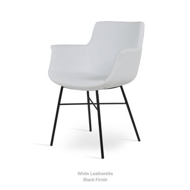 Bottega Cross Armchair Leather by SohoConcept - New