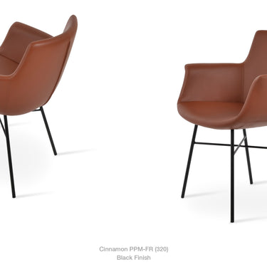 Bottega Cross Armchair Leather by SohoConcept - New