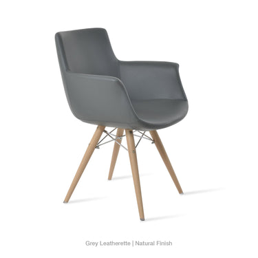 Bottega MW Armchair Leather by SohoConcept - New