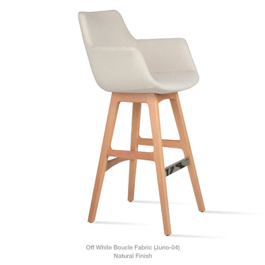 Bottega PR Wood Bar Stool Fabric by SohoConcept - New