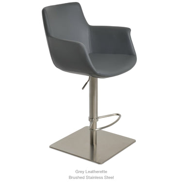 Bottega Piston Stools Leather by SohoConcept - New