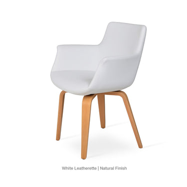 Bottega Plywood Armchair Leather by SohoConcept - New