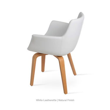 Bottega Plywood Armchair Leather by SohoConcept - New