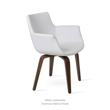Bottega Plywood Armchair Leather by SohoConcept - New