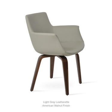 Bottega Plywood Armchair Leather by SohoConcept - New