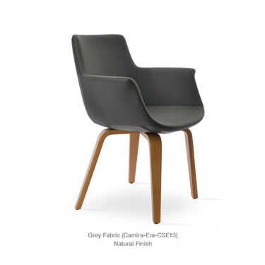 Bottega Plywood Armchair Leather by SohoConcept - New