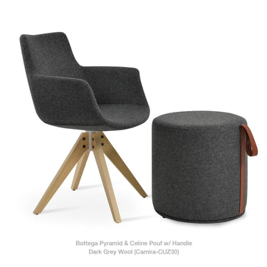 Bottega Pyramid HB Swivel Chair by SohoConcept - New