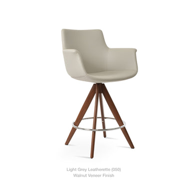 Bottega Pyramid MW Stools Leather by SohoConcept - New