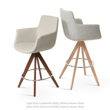 Bottega Pyramid MW Stools Fabric by SohoConcept - New