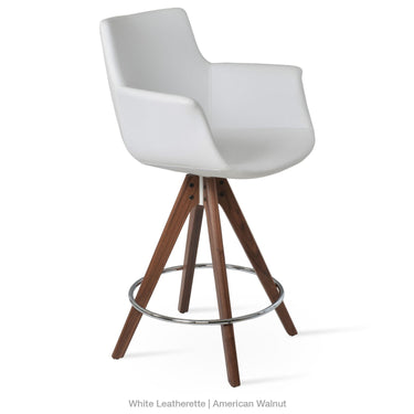 Bottega Pyramid Stools Leather by SohoConcept - New