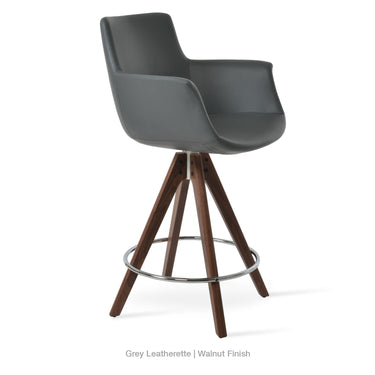 Bottega Pyramid Stools Leather by SohoConcept - New