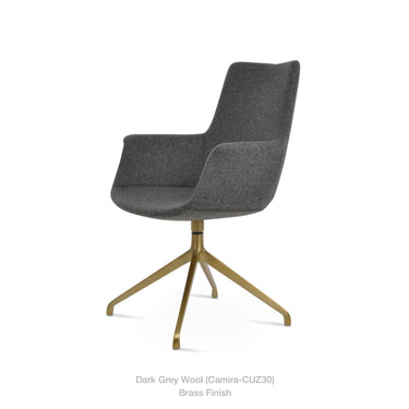 Bottega Spider HB Swivel Armchair by SohoConcept - New