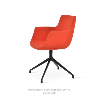 Bottega Spider Swivel Armchair Fabric by SohoConcept - New