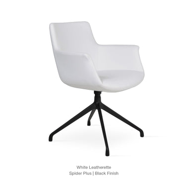 Bottega Spider Swivel Armchair Leather by SohoConcept - New