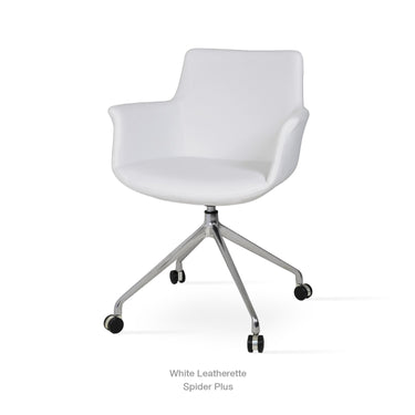 Bottega Spider Swivel Armchair Leather by SohoConcept - New