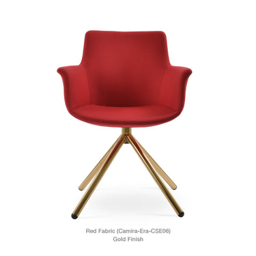 Bottega Stick Swivel Armchair Fabric by SohoConcept - New
