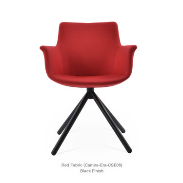 Bottega Stick Swivel Armchair Fabric by SohoConcept - New