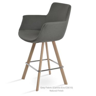 Bottega Sword Bar Stool Fabric by SohoConcept - New