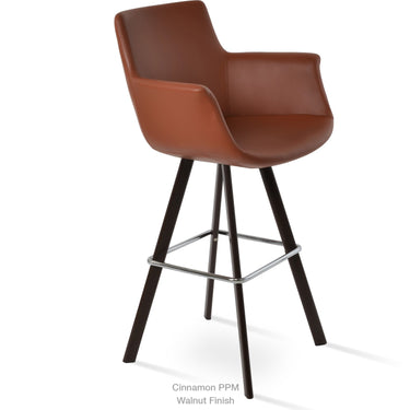 Bottega Sword Bar Stool Leather by SohoConcept - New