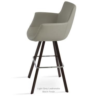 Bottega Sword Bar Stool Leather by SohoConcept - New